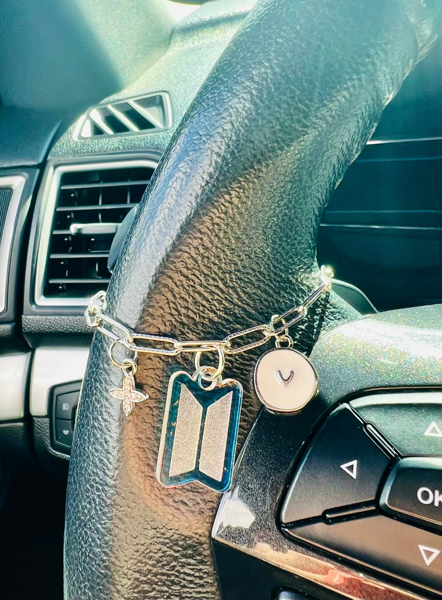 Steering Wheel Car Charm