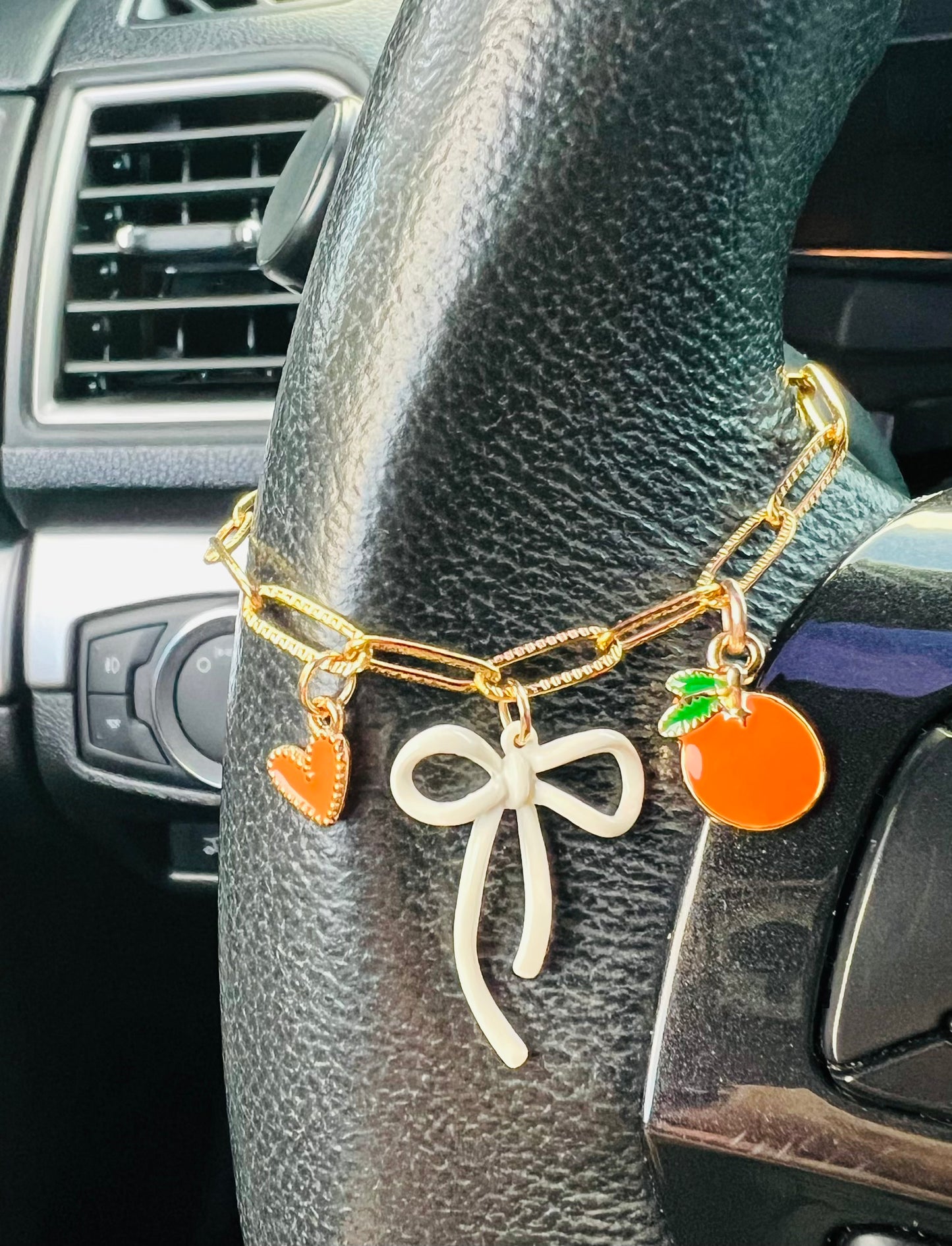 Steering Wheel Car Charm