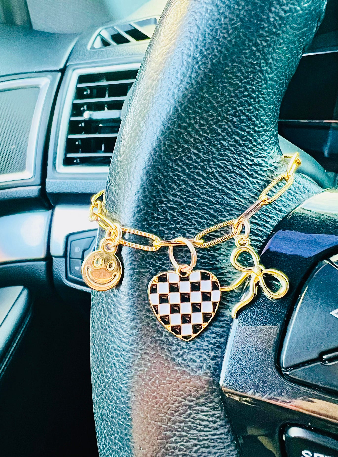 Steering Wheel Car Charm