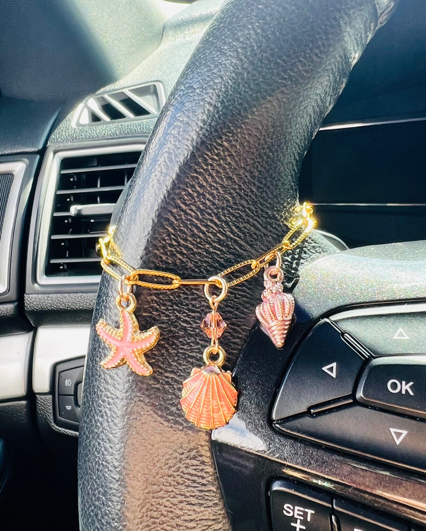 Steering Wheel Car Charm