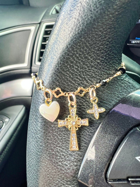 Steering Wheel Car Charm